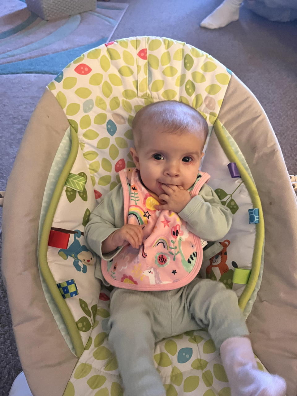 Ava-Rose's parents say she's now recovering at home. (Charlotte Lake/SWNS)
