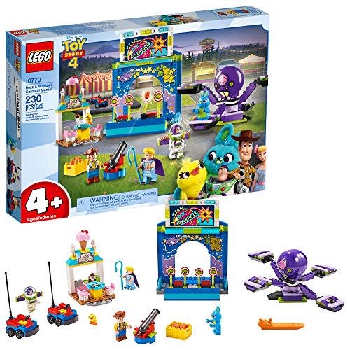 LEGO Disney Pixar's Toy Story 4 Buzz Lightyear & Woody's Carnival Mania 10770 Building Kit, Carnival Playset with Shooting Game & Toy Story Characters (230 Pieces) (Amazon / Amazon)