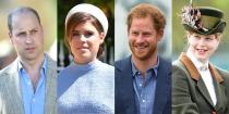 <p>Prince William may now be the <a href="https://www.townandcountrymag.com/society/tradition/g10352514/british-line-of-succession/" rel="nofollow noopener" target="_blank" data-ylk="slk:heir apparent to the throne;elm:context_link;itc:0;sec:content-canvas" class="link ">heir apparent to the throne</a>, but he's not the Queen's only grandchild. In fact, Queen Elizabeth had eight grandkids (<a href="https://www.townandcountrymag.com/society/tradition/g12244528/queen-elizabeth-great-grandchildren/" rel="nofollow noopener" target="_blank" data-ylk="slk:not to mention twelve great-grandchildren;elm:context_link;itc:0;sec:content-canvas" class="link ">not to mention twelve great-grandchildren</a>, including newest additions Sienna Elizabeth Mapelli Mozzi and Lilibet Diana Mountbatten-Windsor).</p><p>On the Saturday before her funeral, all eight will stand vigil beside her coffin in Westminster Hall. Per Buckingham Palace, Prince William will stand at the head, flanked by his cousins Zara Tindall and Peter Phillips; Prince Harry will stand at the foot, flanked by Princesses Beatrice and Eugenie, with the Queen's youngest grandchildren, Lady Louise, and James, Viscount Severn at the middle of the coffin. Both Harry and William will be in uniform, "at the King's request."</p><p>Per the Palace, "The grandchildren, at the King's invitation, are very keen to pay their respects—just as their parents are doing the evening before."</p><p>Below, are all of the Queen's granddaughters and grandsons from oldest to youngest, plus, how they're related to the late British monarch.</p>