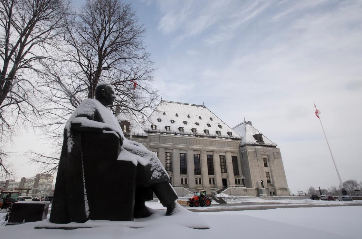 The Supreme Court of Canada heard arguments Tuesday on whether courts should be able to conduct secret trials. Media organizations say the power to hold trials in secret should be stripped from judges. (Adrian Wyld/The Canadian Press - image credit)