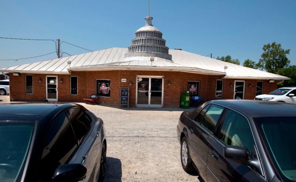 The iconic Skylight Inn in Ayden, N.C. continues to serve up fantastic whole hog barbecue cooked over wood coals.