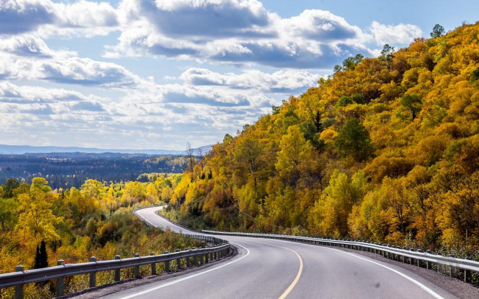 Spectacular October colours on the Trans-Labrador Highway.