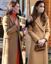 <p>One coat Kate Middleton has worn quite a few times in recent years is her gorgeous Massimo Dutti Camel Coat. She debuted the look during a visit to Newham Ambulance Station on March 18, 2021. Since then, she’s re-worn the coat four times, per <a href="https://katemiddletonstyle.org/item/massimo-dutti-camel-coat/" rel="nofollow noopener" target="_blank" data-ylk="slk:Kate Middleton Style;elm:context_link;itc:0" class="link ">Kate Middleton Style</a>.</p>