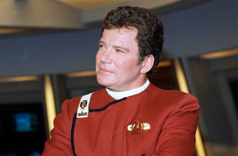 William Shatner, en la piel del capitán James T. Kirk de la exitosa serie Star Trek