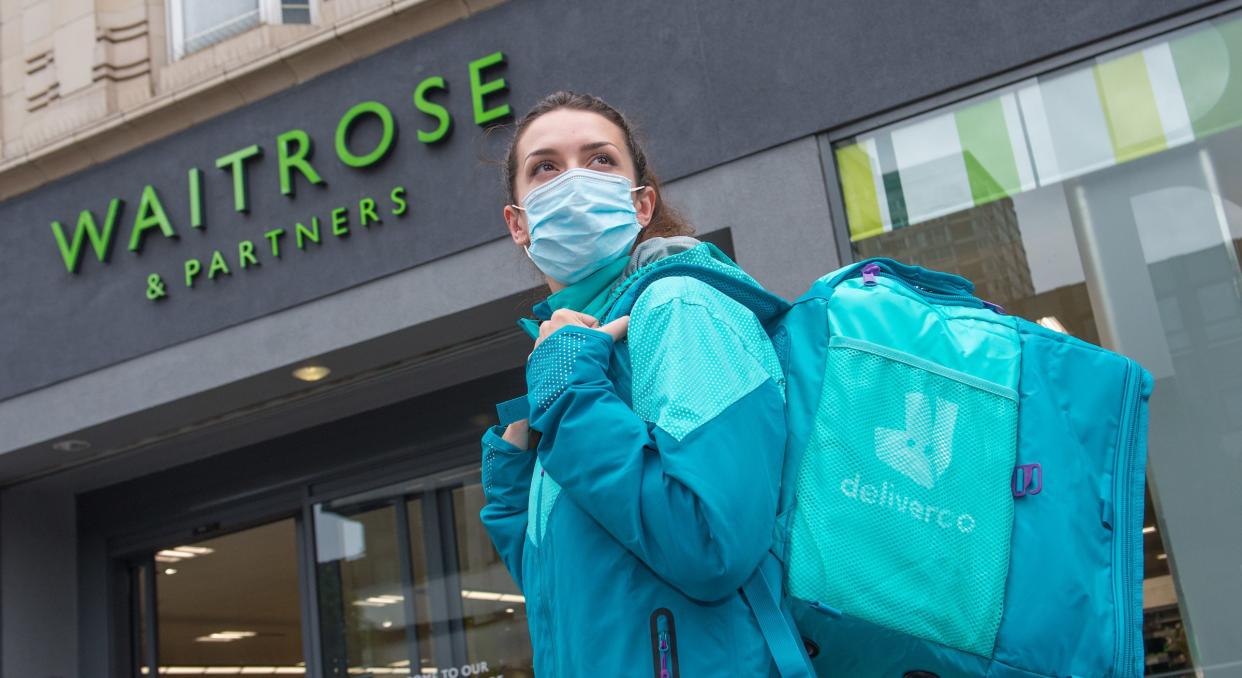 Waitrose is expanding its delivery service with Deliveroo (Fiona Hanson)