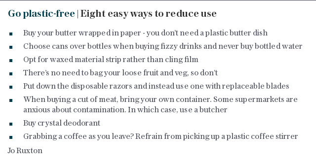 Go plastic-free | Eight easy ways to reduce use