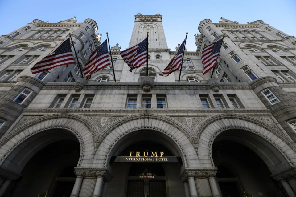 A view of the Trump International Hotel in Washington, D.C., on Oct. 18, 2021. / Credit: Yasin Ozturk/Anadolu Agency via Getty Images