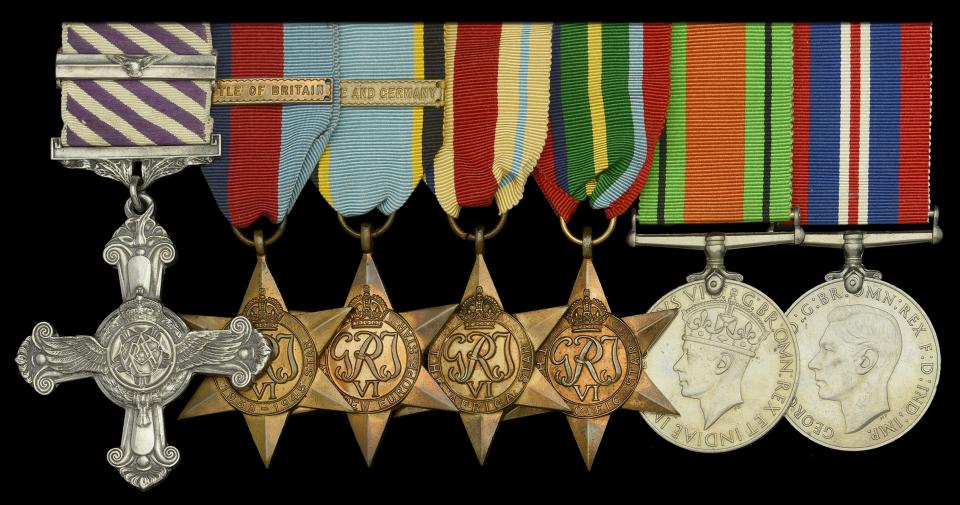 Bartley's medals will be sold on December 8 (Dix Noonan Webb/PA).