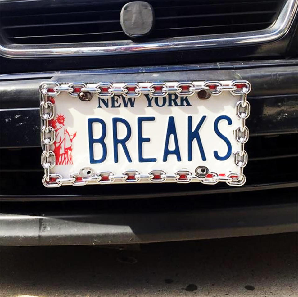 Vanity Plate