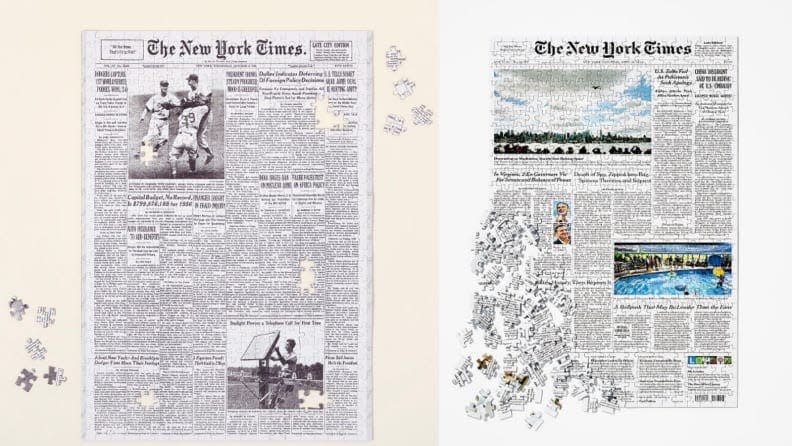Best Father's Day gifts from daughters: New York Times Custom Front Page Puzzle