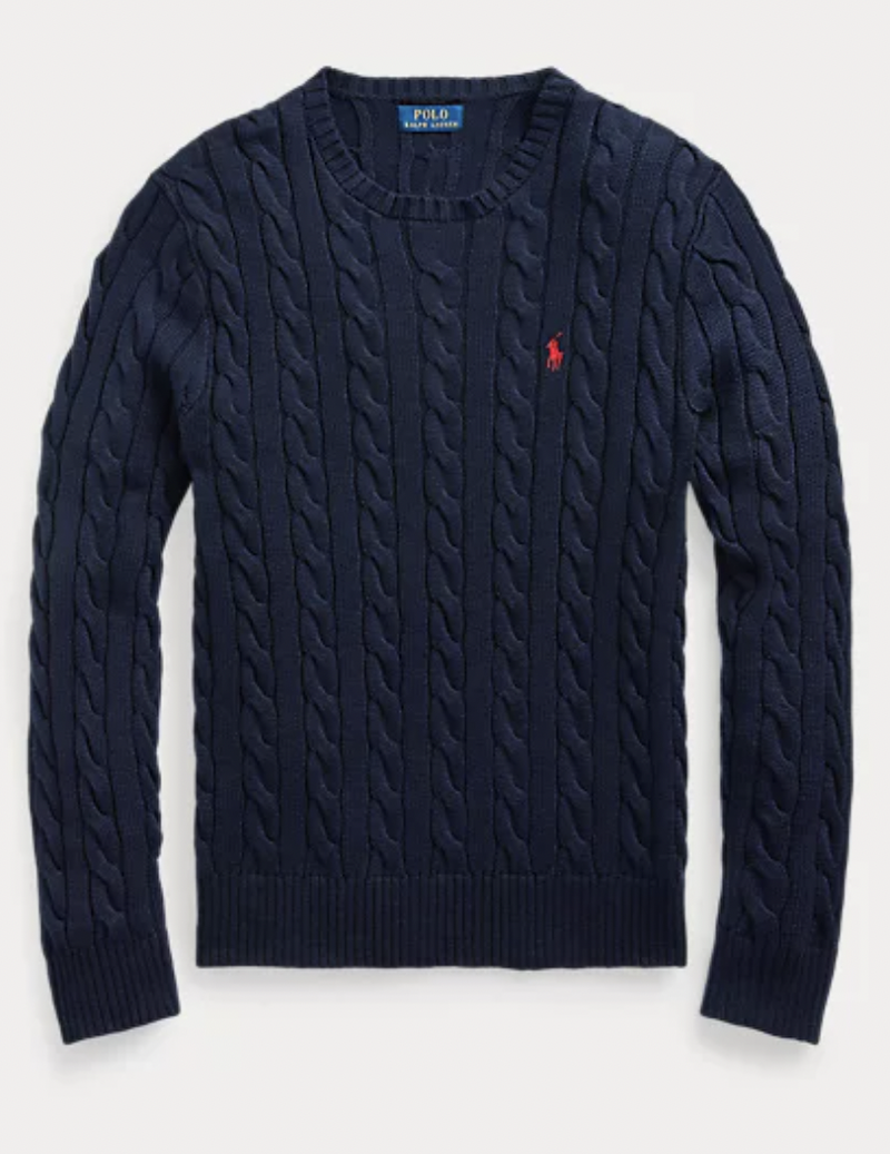 <p><a href="https://go.redirectingat.com?id=74968X1596630&url=https%3A%2F%2Fwww.ralphlauren.com%2Fmen-clothing-sweaters%2Fcable-knit-cotton-sweater%2F515061.html&sref=https%3A%2F%2Fwww.esquire.com%2Fstyle%2Fmens-fashion%2Fg13989996%2Fcheap-sweaters-for-men%2F" rel="nofollow noopener" target="_blank" data-ylk="slk:Shop Now;elm:context_link;itc:0;sec:content-canvas" class="link ">Shop Now</a></p><p>Cable-Knit Cotton Sweater</p><p>ralphlauren.com</p><p>$138.00</p>