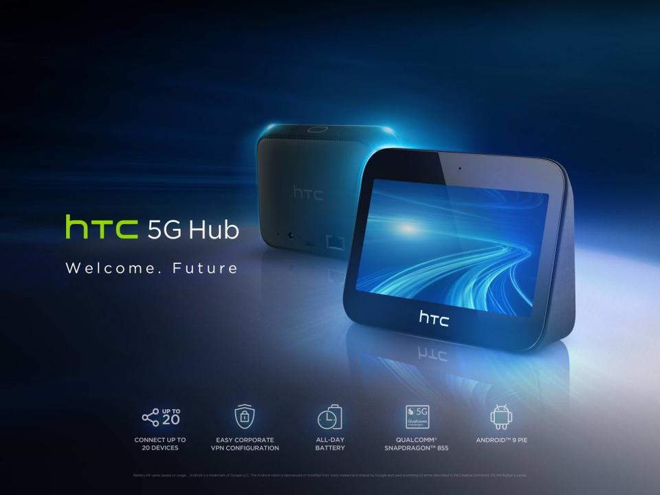 <em>圖/HTC 5G Hub運用新一代的5G網速，將4K影片串流傳輸至第二螢幕，並提供清晰的影像內容</em>