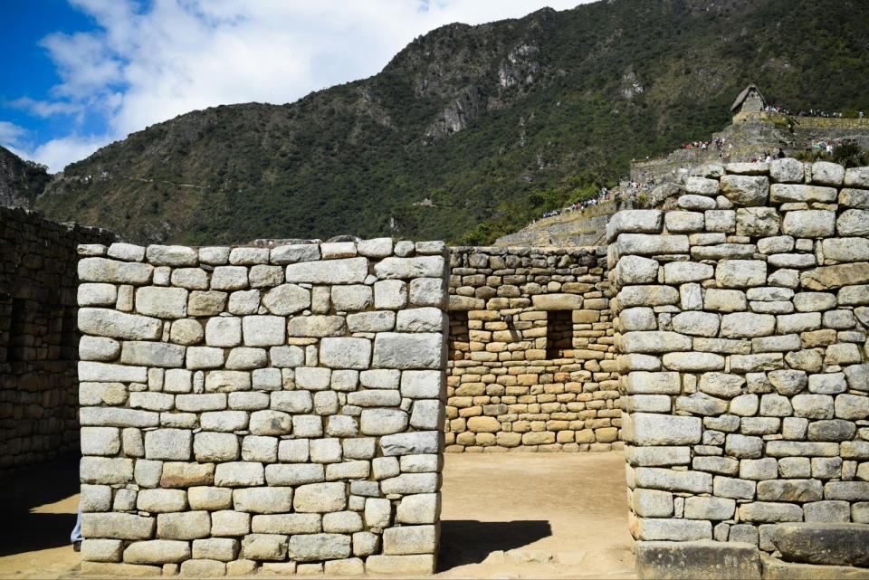 pictured: a wall in Machu Picchu