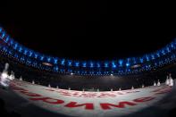 <p>Dancers perform during the ‘Love Sport Tokyo 2020’ segment during the Closing Ceremony on Day 16 of the Rio 2016 Olympic Games at Maracana Stadium on August 21, 2016 in Rio de Janeiro, Brazil. (Photo by Ezra Shaw/Getty Images) </p>