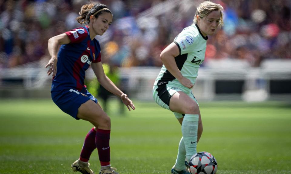 <span>Erin Cuthbert played a key role for <a class="link " href="https://sports.yahoo.com/soccer/teams/chelsea/" data-i13n="sec:content-canvas;subsec:anchor_text;elm:context_link" data-ylk="slk:Chelsea;sec:content-canvas;subsec:anchor_text;elm:context_link;itc:0">Chelsea</a> in their momentous victory in Barcelona.</span><span>Photograph: Felipe Mondino/IPA Sport/ipa-agency.net/Shutterstock</span>