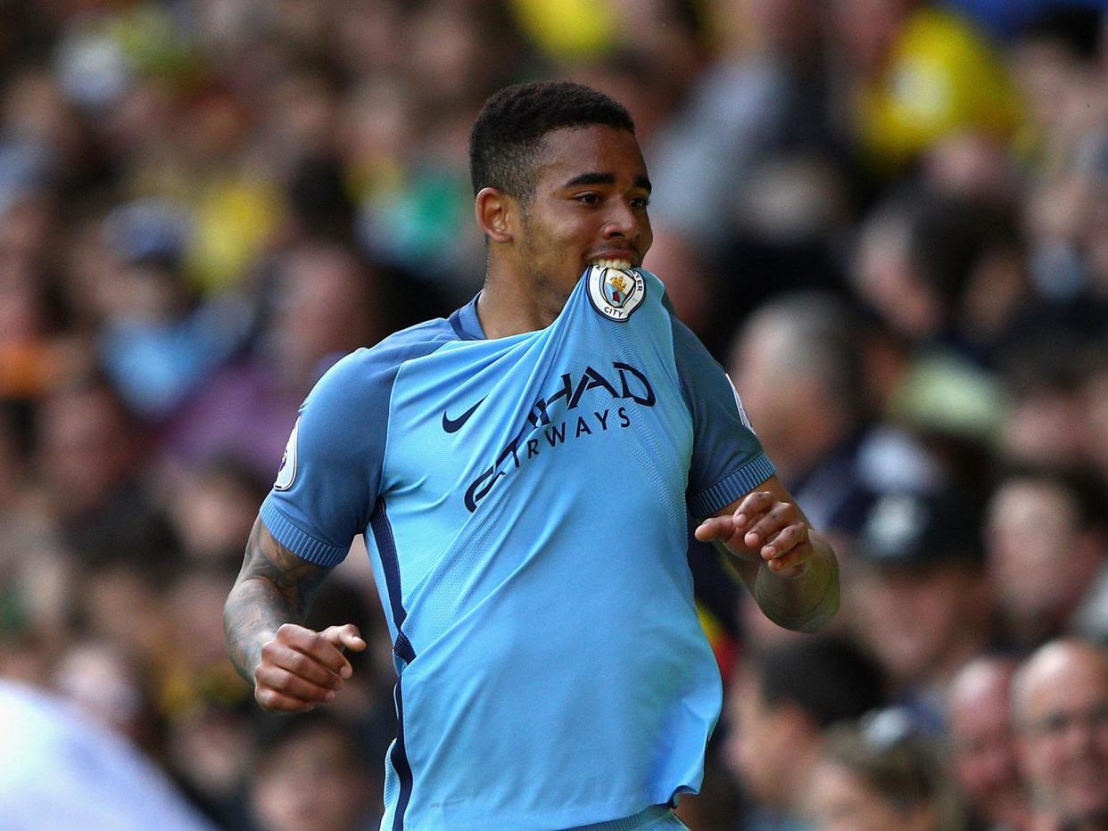 Jesus has scored seven goals for City this season: Getty