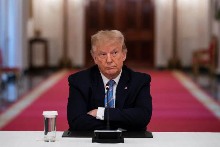 Le président américain Donald Trump à la Maison Blanche, à Washington le 7 juin 2020  - JIM WATSON © 2019 AFP