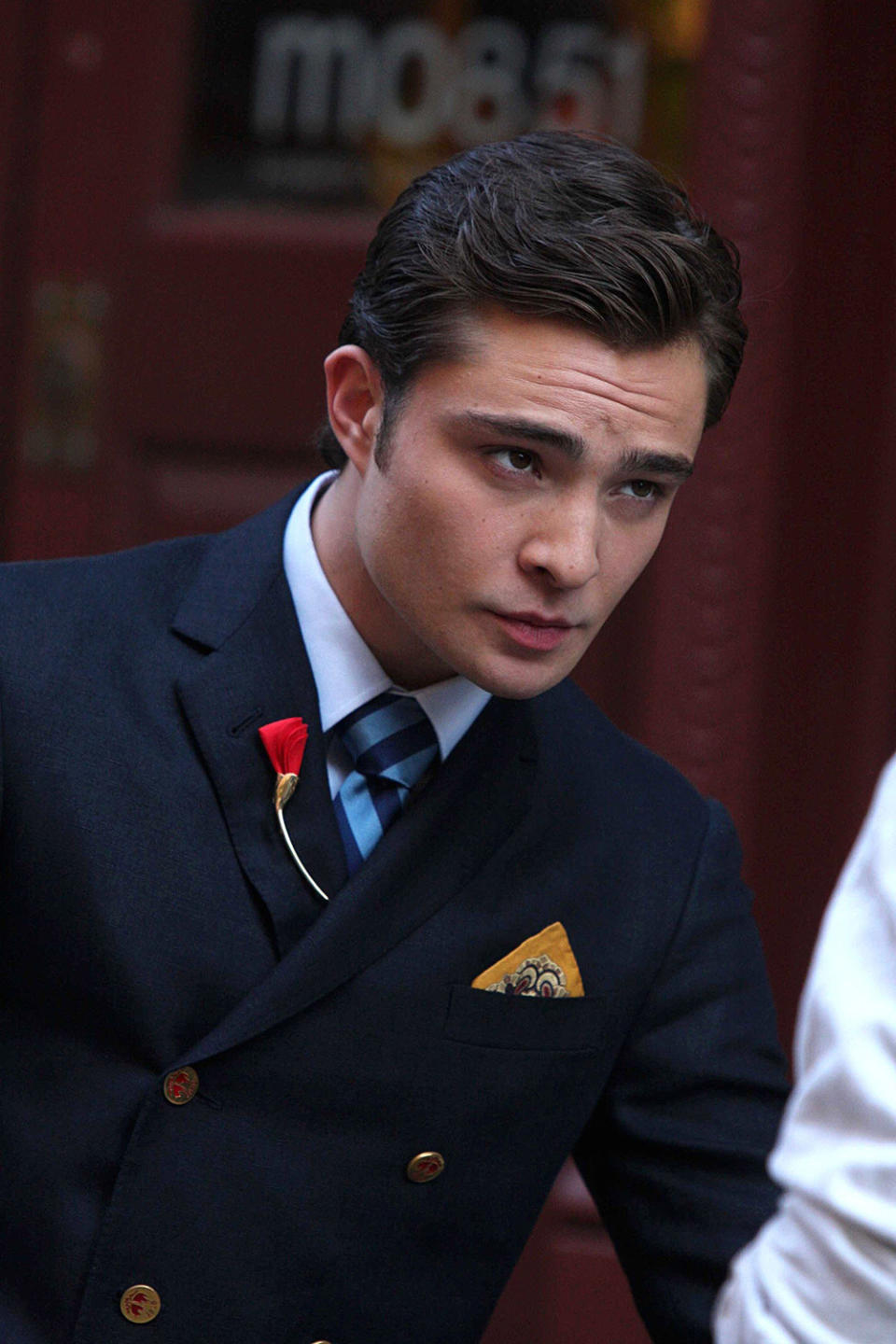 <p>It seemed as though Chuck Bass (Ed Westwick) had been punished enough as <i>Gossip Girl</i>'s season 3 was coming to a close. His relationship with Blair Waldorf (Leighton Meester) crashed from better-than-ever to couldn't-be-worse when she fled to Paris after learning Chuck slept with Jenny Humphrey (Taylor Momson), <i>and</i> he got punched by Dan Humphrey (Penn Badgley). But by the end of the finale, Chuck had one final blow to endure.</p> <p>After drowning his sorrows at a bar, Chuck is mugged on the streets of Europe. He offers money but the thieves take something far more valuable to him: an engagement ring obviously intended for Blair. When he tries to fight back, one of the assailants fires a bullet. The scene leaves Chuck shot and lying on the ground (and fans' jaws on the floor).</p>