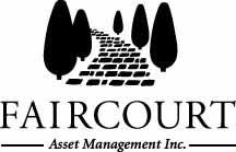 Faircourt Asset Management Inc.; Faircourt Gold Income Corp.; Faircourt Split Trust