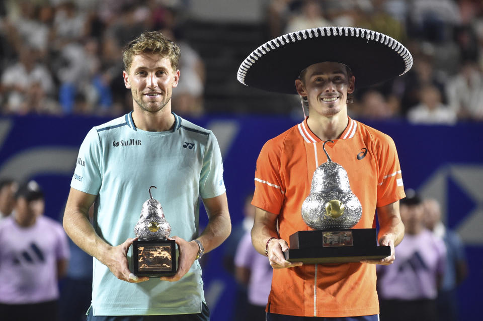 Alex de Minaur and Casper Ruud.