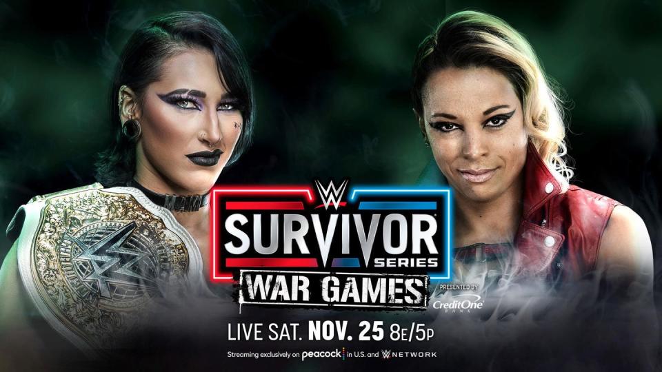 wwe survivor series wargames 2023 rhea ripley vs zoey stark