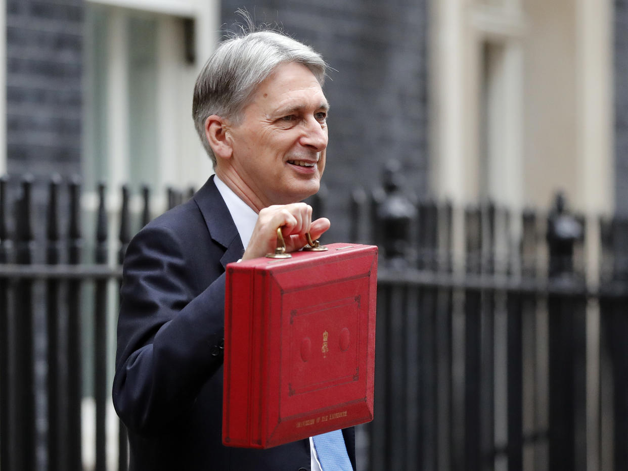 Philip Hammond pulled one rabbit out of the hat, cutting stamp duty for thousands of first-time buyers (AP Photo/Frank Augstein)