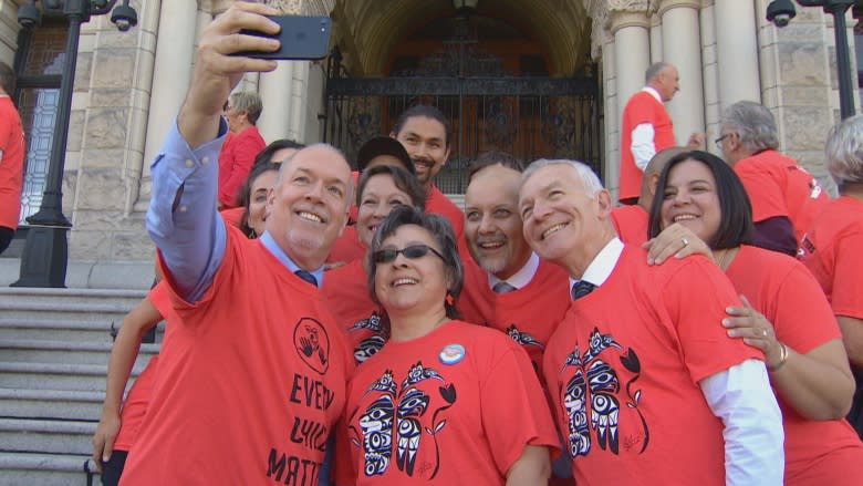 Reconciliation week: Orange Shirt Day arrives early at B.C. Legislature