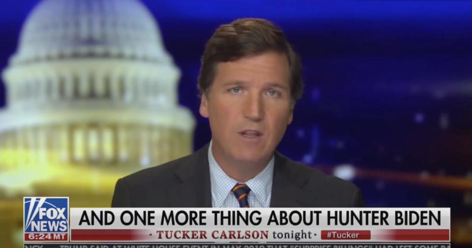 Tucker Carlson ups hunter biden documents