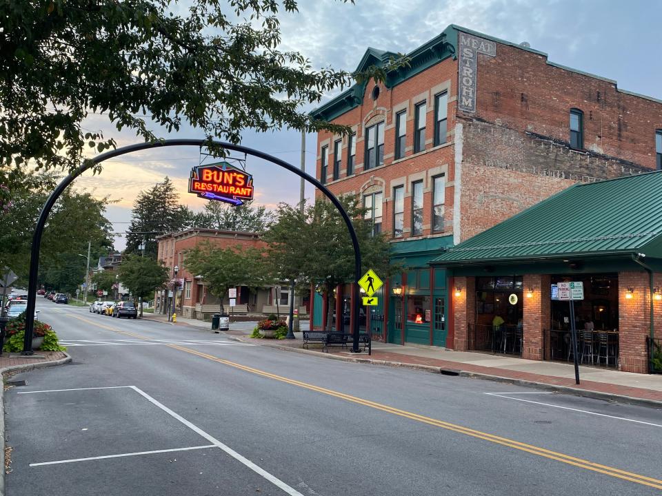 Bun's Restaurant, at 14 W. Winter St. in Delaware, is known for its burgers and for its neon sign hanging outside the restaurant.