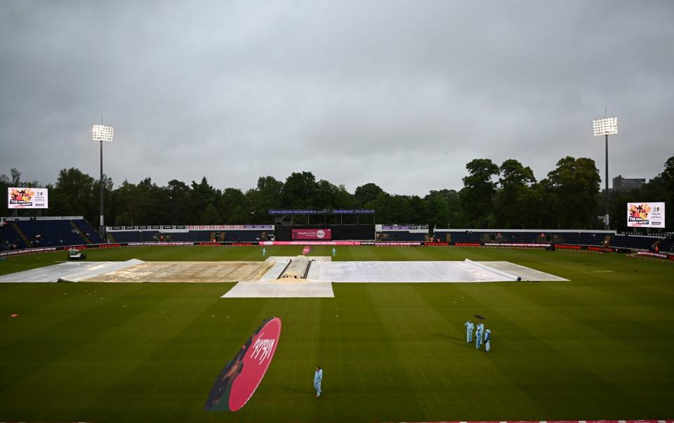 The covers are on at Sophia Gardens