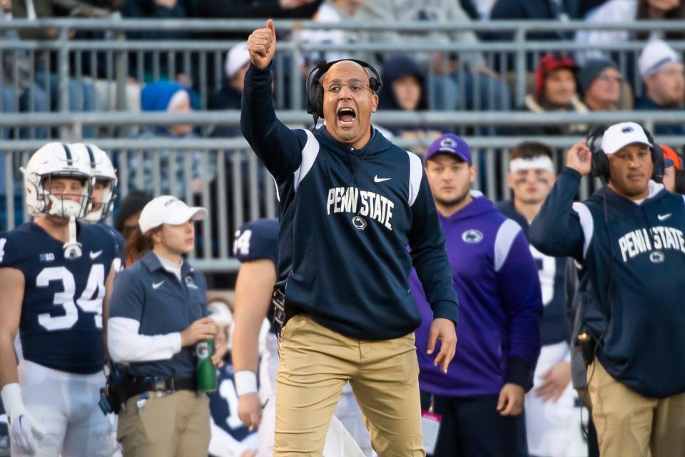 Penn State head coach James Franklin will lead the Nittany Lions in an expanded, revamped Big Ten football frontier next summer. The additions of USC and UCLA have led to the elimination of divisions. One result? The Lions won't play Michigan every season anymore.