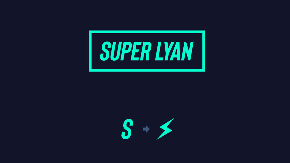 Super Lyan visual identity