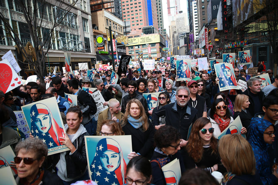 ‘I am a Muslim too’ rally in Times Square