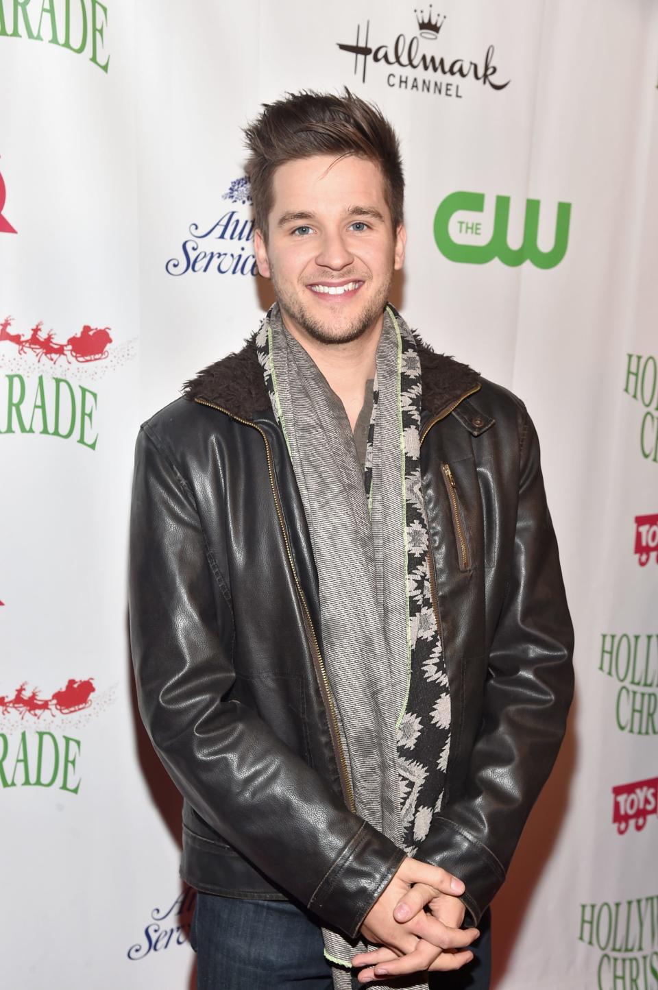 Actor Devon Werkheiser attends the 2015 Hollywood Christmas Parade.