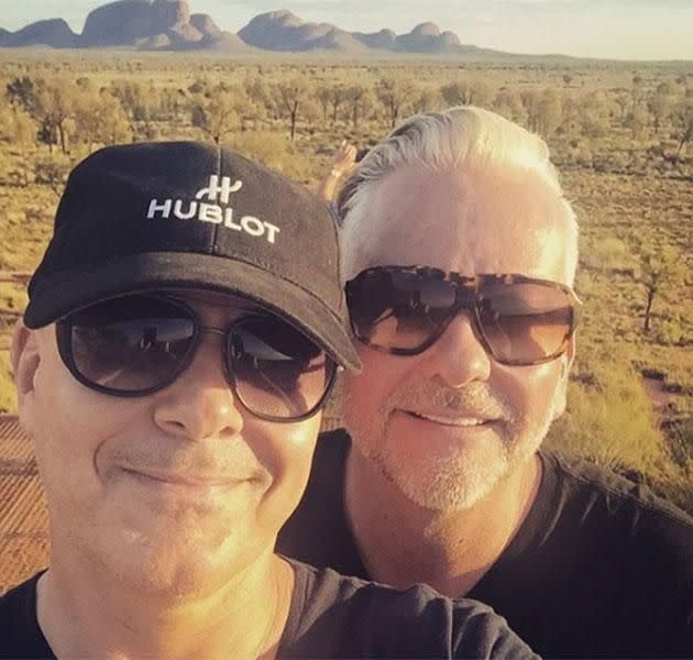 Neale and his partner David. Source: Instagram
