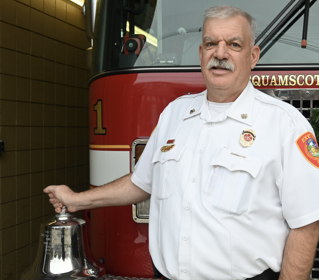 Exeter Fire Chief Eric Wilking is retiring April 19, marking the end of his 42-year career in fire service.