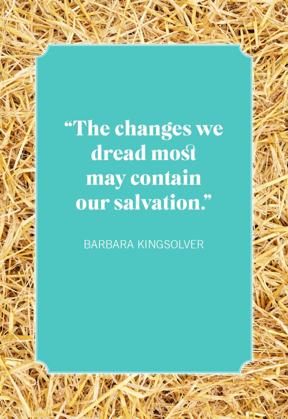 quotes about change kingsolver
