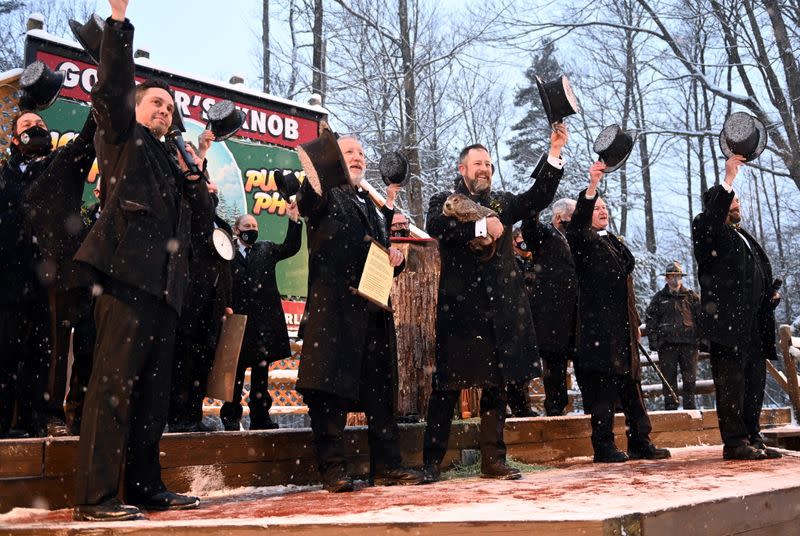 135th Groundhog Day at Gobblers Knob in Punxsutawney, Pennsylvania