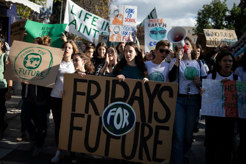 Global Climate Strike of the Fridays for Future movement in Athens