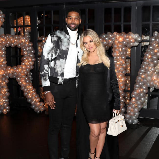 Tristan Thompson y Khloé Kardashian en una foto de archivo credit:Bang Showbiz