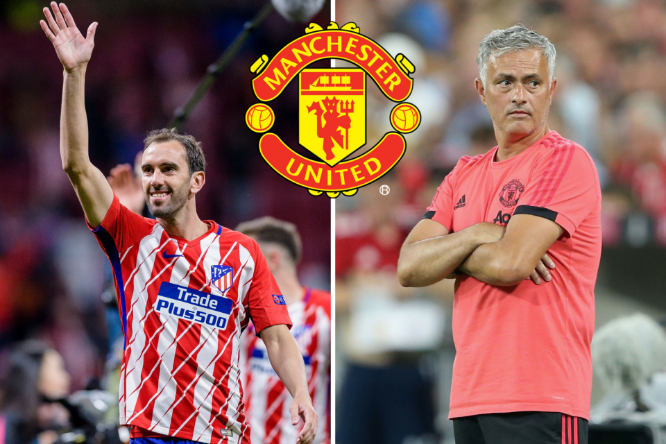 Diego Godin has rejected the chance to move to Manchester United