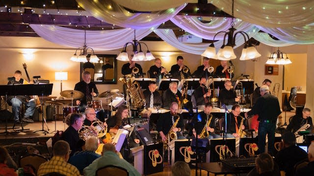 Vaughn Wiester's Famous Jazz Orchestra will present Frank Sinatra favorites with local vocalist Brian Michael Smith on Monday at the Clintonville Woman's Club.