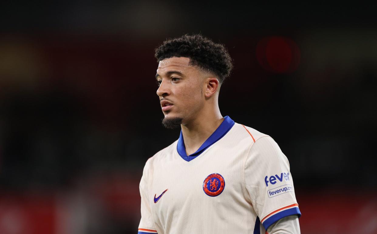 Jadon Sancho has made a promising debut for Chelsea.