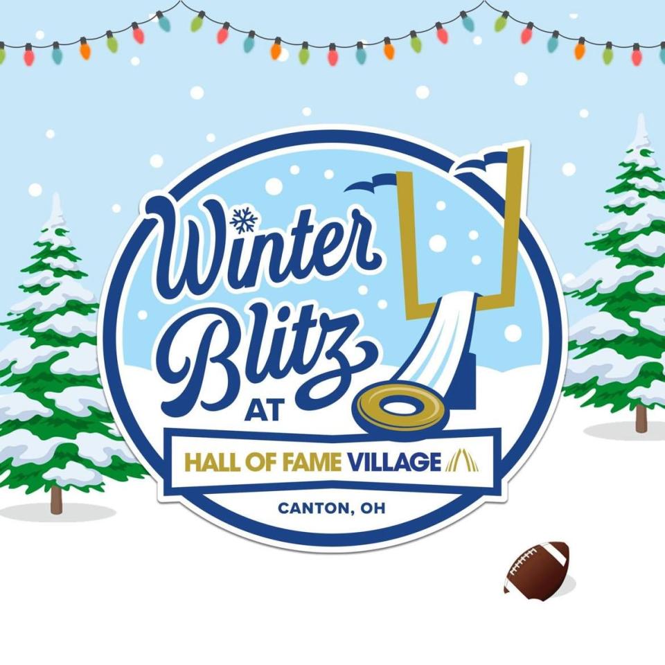 "Winter Blitz" is a new holiday season attraction at the Hall of Fame Village opening Saturday.