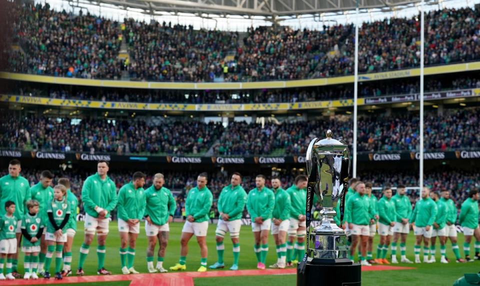 Ireland are hoping to secure a second consecutive Six Nations crown  (PA)