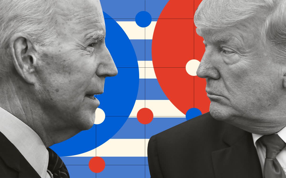 Joe Biden and Donald Trump 