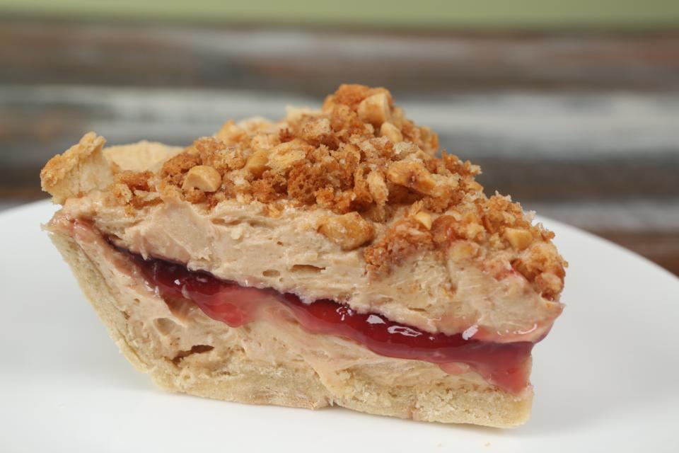 Peanut Butter and Jelly Sandwich Pie