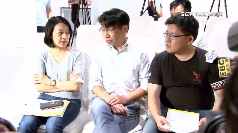 徐永明召開記者會喊冤，認為自己沒收半毛錢。