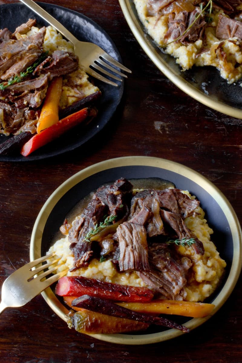 Slow Cooker Maple & Dijon Pot Roast