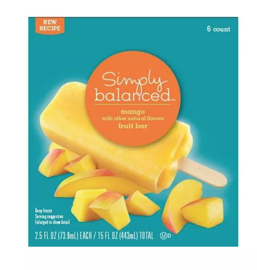 39) Simply Balanced Mango Fruit Bar